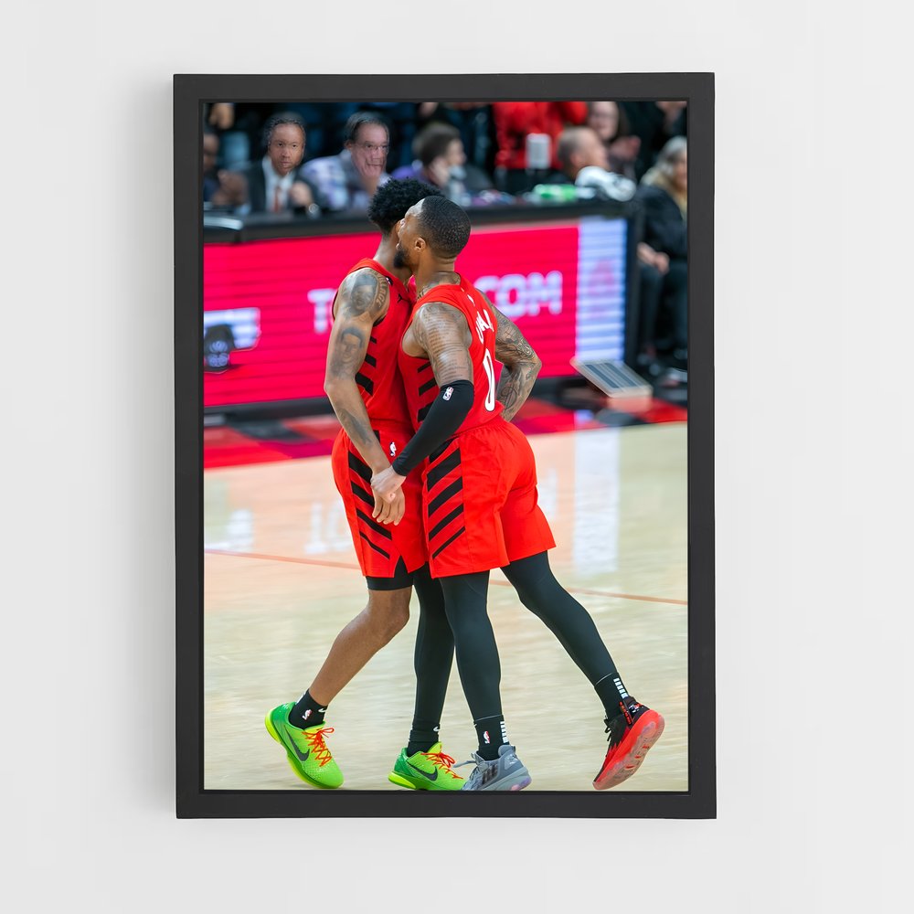 Poster Anfernee Simons Moments – affiche Basketball (vue 2)